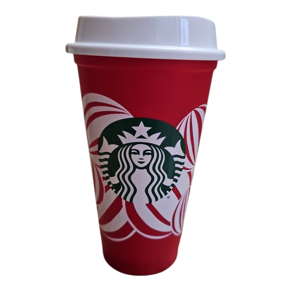 New Starbucks Red Cup Holiday 2024 Red Cup Day 16 oz